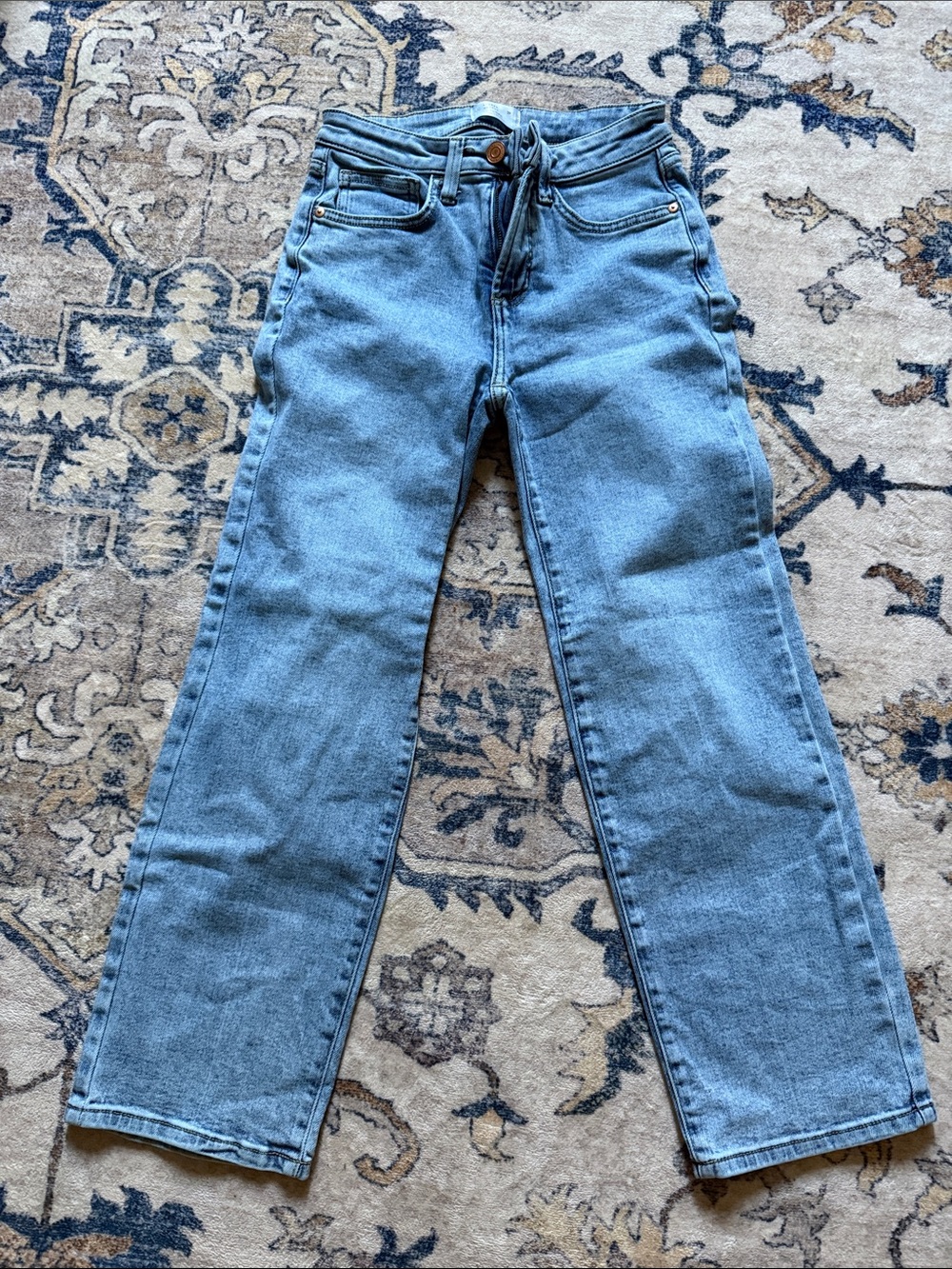 LC Lauren Conrad Light Blue Straight-Leg Jeans